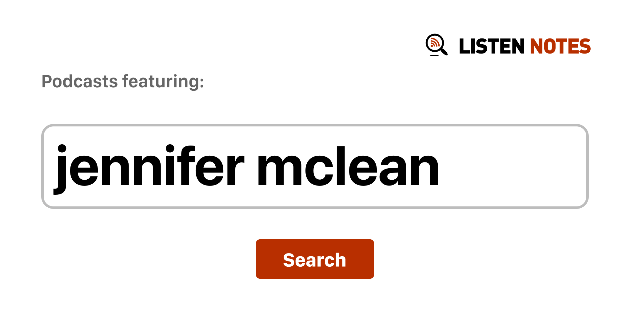 Jennifer Mclean Top podcast episodes